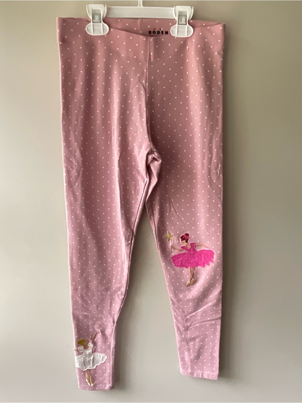 Boden Appliqué Leggings Vintage Ballerina